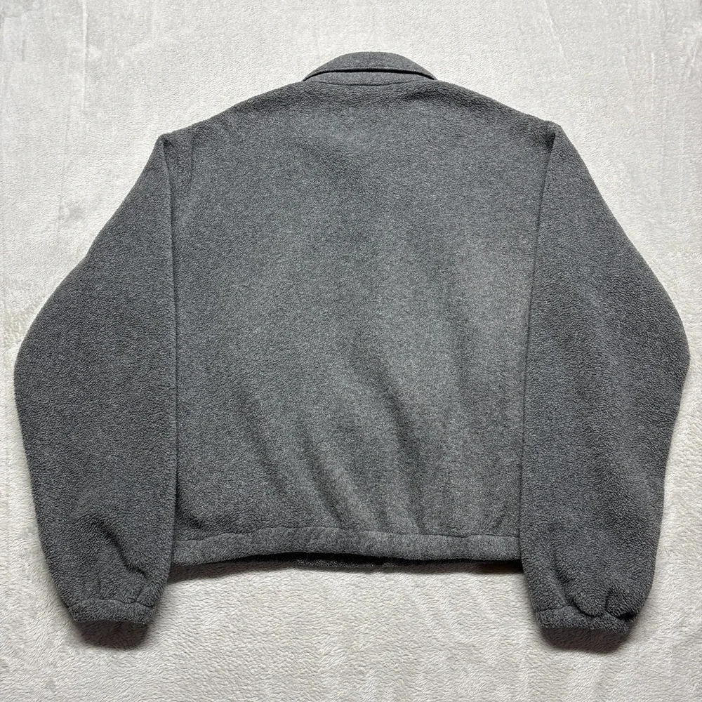 Vintage Polo Ralph Lauren Shacket Mens 2XL Pony‎ Fleece Polartec Chin Strap Gray